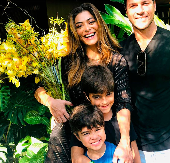 Juliana Paes planeja pausa na carreira após <I>A Dona do Pedaço: Quero buscar meus filhos na escola...</i>
