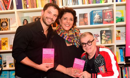 Duda e Leda Nagle vão ao lançamento do livro de Walcyr Carrasco. Veja quem mais prestigiou o evento!