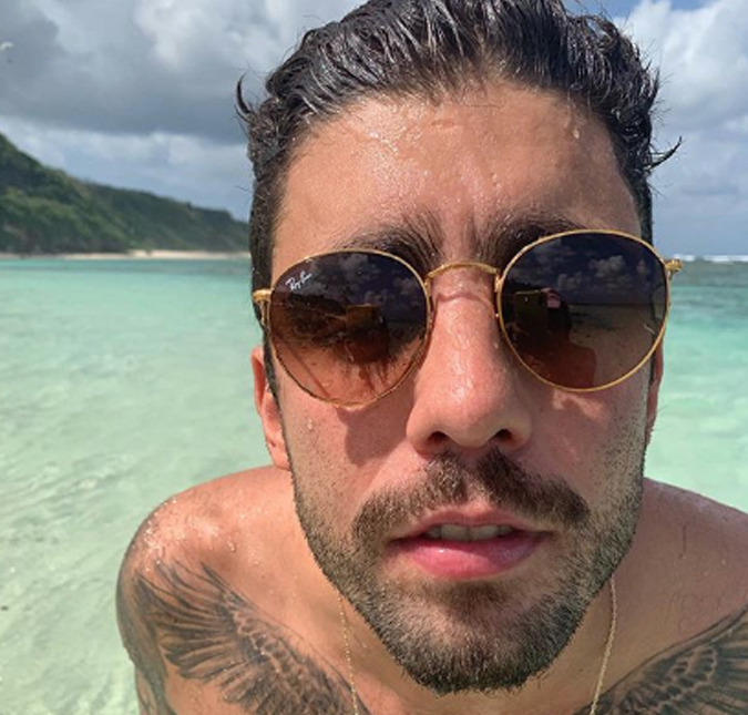 Fãs apontam Anitta no reflexo de óculos de Pedro Scooby e Luana Piovani comenta na publicação