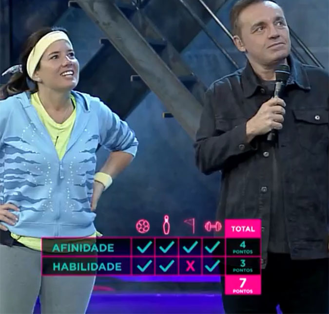 Após aposta nula na última prova das mulheres, Camila vence nova competição e lidera <i>ranking</i> da semana ao lado de Lucas no <i>Power Couple</i>