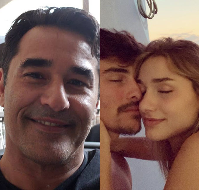 Luciano Szafir fala de namoro de Sasha Meneghel: <i>- Se ela não estiver feliz, ele vai ter problemas</i>