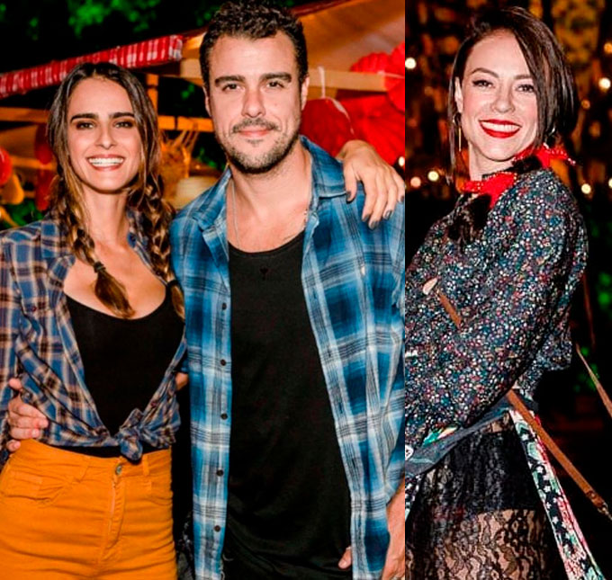 Joaquim Lopes deixa festa junina após chegada de Paolla Oliveira, diz jornal