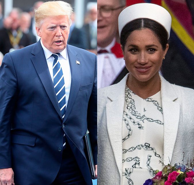 Donald Trump explica ter chamado Meghan Markle de <I>nojenta</I>, confira!