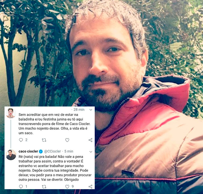 Em rede social, Caco Cicoler demite suposta funcionária após ser chamado de <i>macho nojento</i>