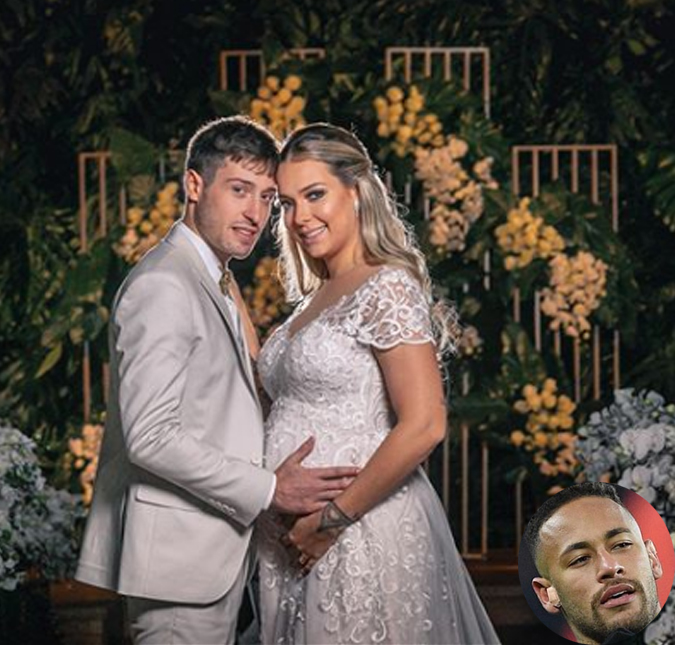 Neymar compartilha foto de ex casando e diz: <i>- Que Deus cuide do amor de vocês</i>