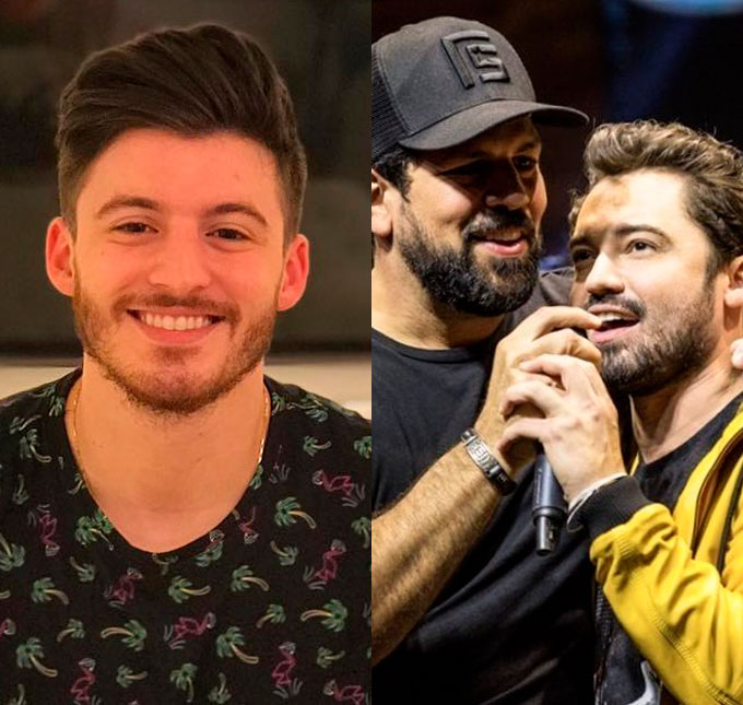 Após viralizar por receber apenas seus pais em <i>show</i>, cantor recebe incentivo de Tatá Werneck e se apresenta com Fernando e Sorocaba