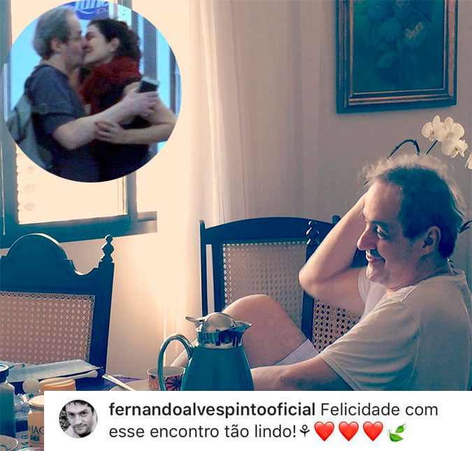 Ex de Letícia Sabatella comenta sobre namoro da atriz com Daniel Dantas: <I>Encontro lindo</I>