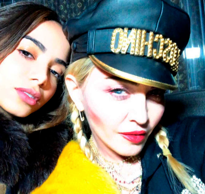Anitta fica chocada com o vazamento na <i>web</i> de trecho de música que gravou com Madonna
