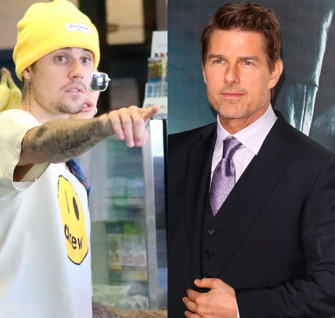 Justin Bieber desafia Tom Cruise para uma luta e a <i>internet</i> vai à loucura, entenda!