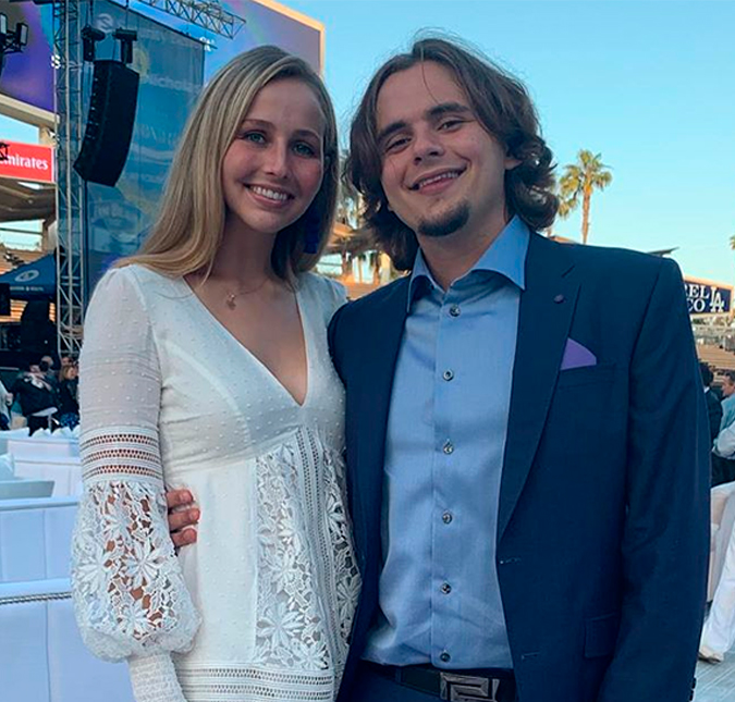 Prince Jackson leva a namorada ao primeiro tapete vermelho