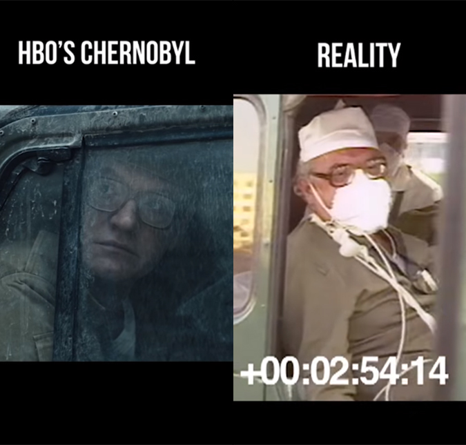 Vídeo compara acontecimentos reais e a ficção da série <i>Chernobyl</i>, assista!