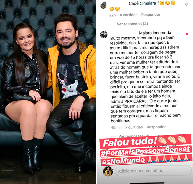 Após boatos sobre fim do namoro, Fernando Zor sai em defesa de Maiara