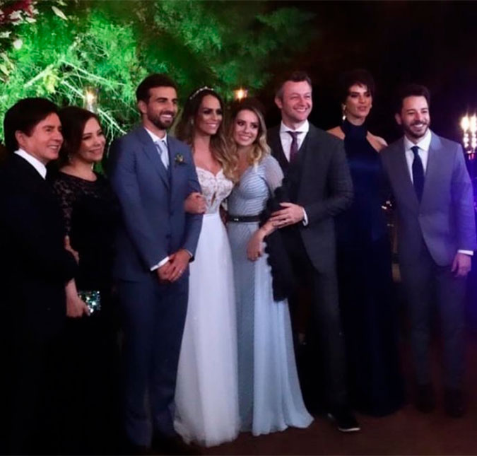 Sandy e Junior Lima roubam a cena em casamento da prima, veja como foi!