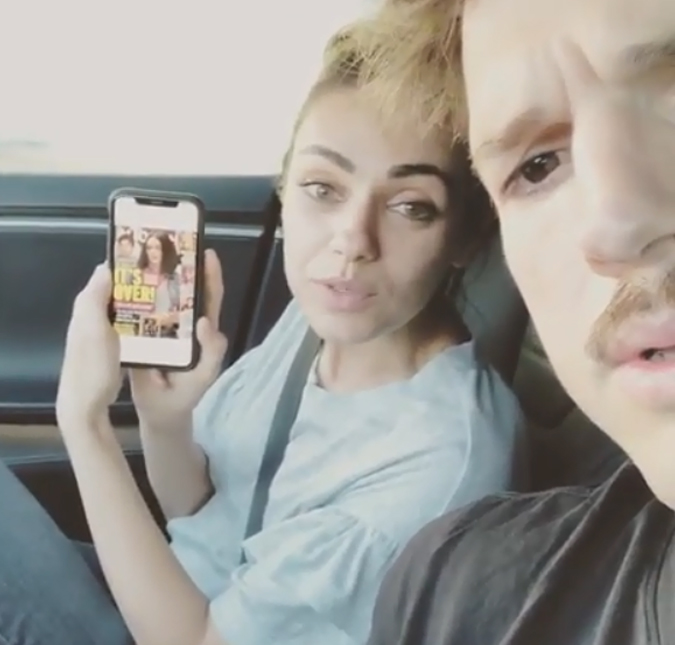 Ashton Kutcher e Mila Kunis publicam vídeo ironizando término de relacionamento