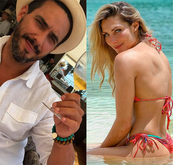 Suposta namorada de André Marques se derrete por clique do apresentador
