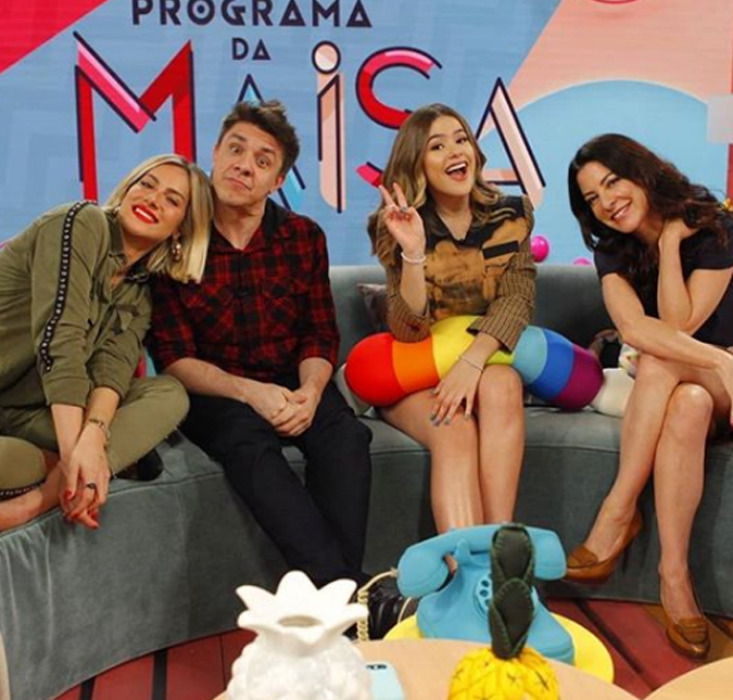 Giovanna Ewbank e Ana Paula Padrão participam do <i>Programa da Maísa</i>