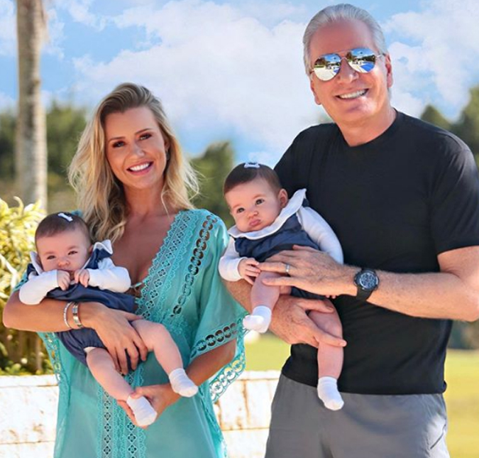 Ana Paula Siebert posa com as filhas gêmeas de Fabiana Justus e diz: <i>- Orgulho de ser vódrasta</i>