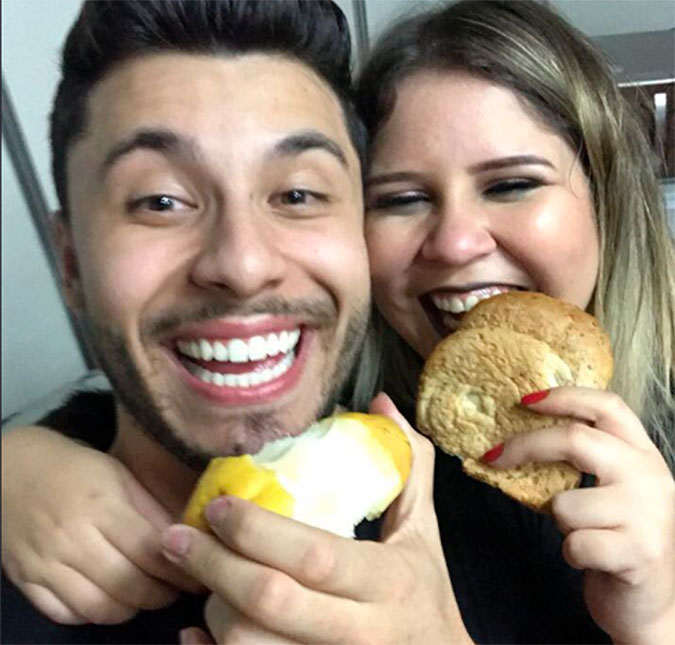 Marília Mendonça se declara para namorado um dia após confirmar gravidez: <I>Te amo pra sempre</i>