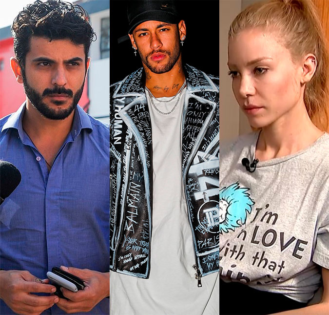 Ex de Najila Trindade acredita que ela não mentiu em acusação contra Neymar e explica facada: <I>- Poderia ter me matado</I>
