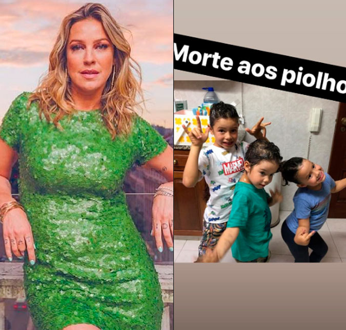 Filhos de Luana Piovani e Pedro Scooby pegam piolho pela segunda vez