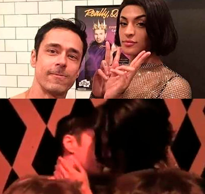 Pabllo Vittar beija ator pornô brasileiro durante balada em Nova York