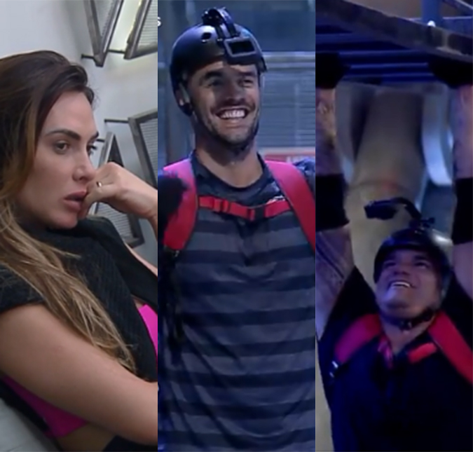 Marcelo Braga se dá mal em prova do <i>Power Couple</i> e Taty Zatto cai no choro