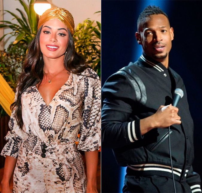 Aline Riscado estaria namorando Marlon Wayans, de <i>As Branquelas</i>
