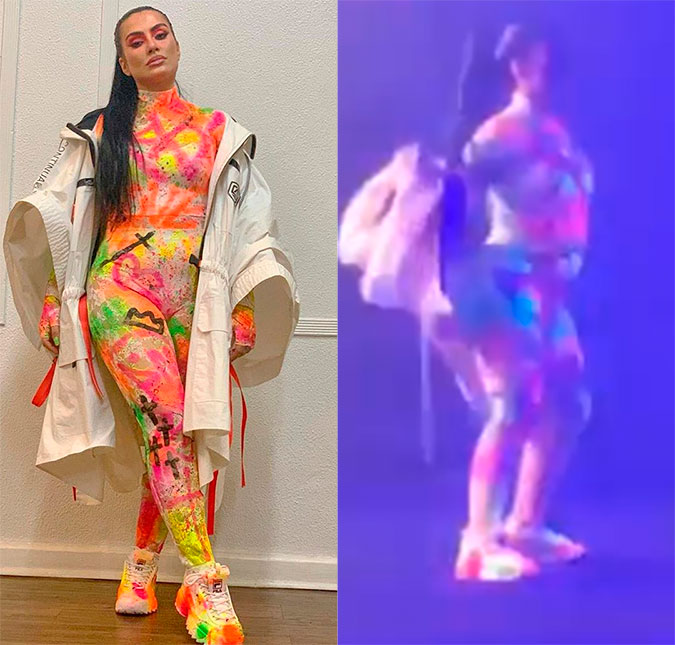 Com curvas em evidência, Cleo Pires nega gravidez: <I>Estufo a barriga para cantar</i>