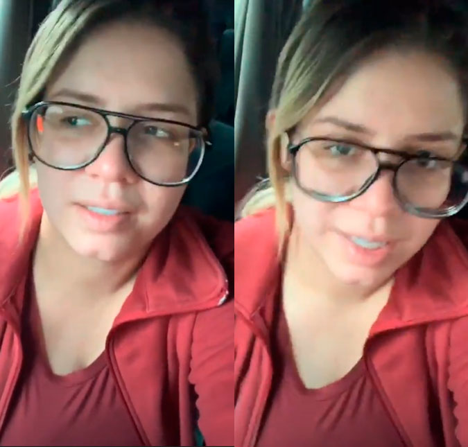 Marília Mendonça posta vídeos de cara lavada e faz desabafo: - <I>Tô esperando a hora em que a grávida fica bonita</I>