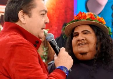 Hugo Bonemer surge irreconhecível e garante vaga na final do <i>Show dos Famosos</i>