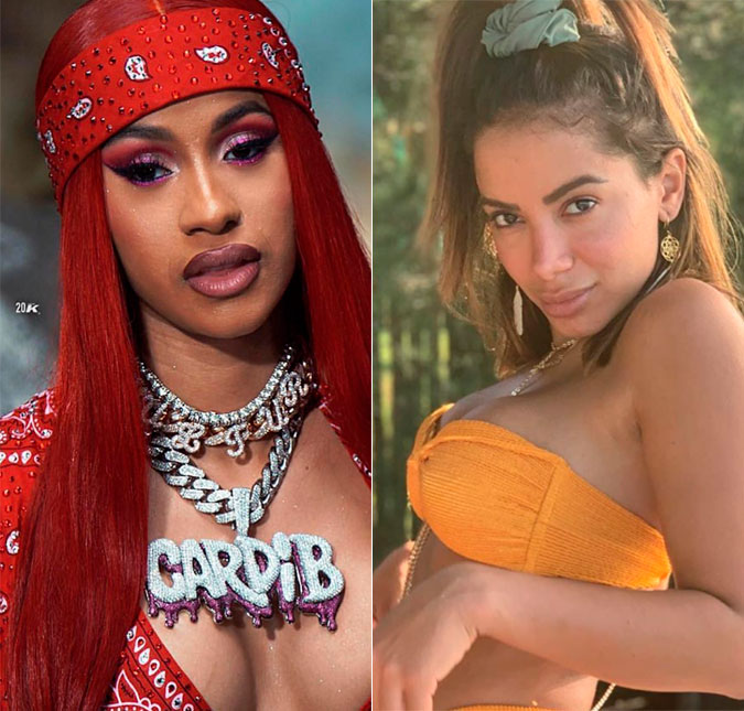 Anitta manda recado para Cardi B: <i>Tenho a música perfeita para nós</i>