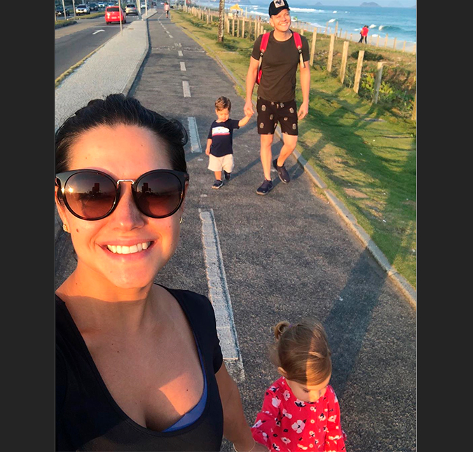 Thais Fersoza compartilha momento fofo com os filhotes e Michel Teló e derrete seguidores, vem ver!
