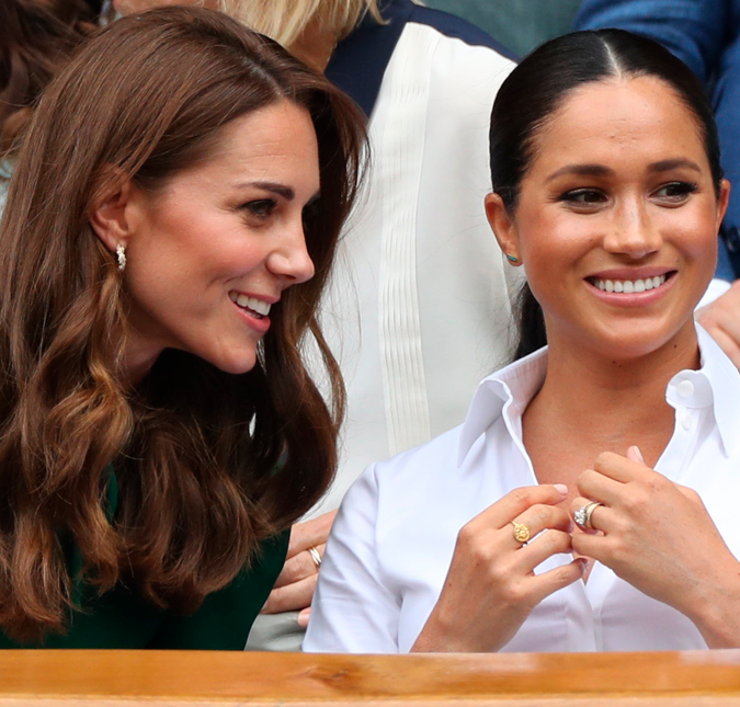 Distância estaria sendo responsável por aproximar Meghan Markle e Kate Middleton, afirma publicação