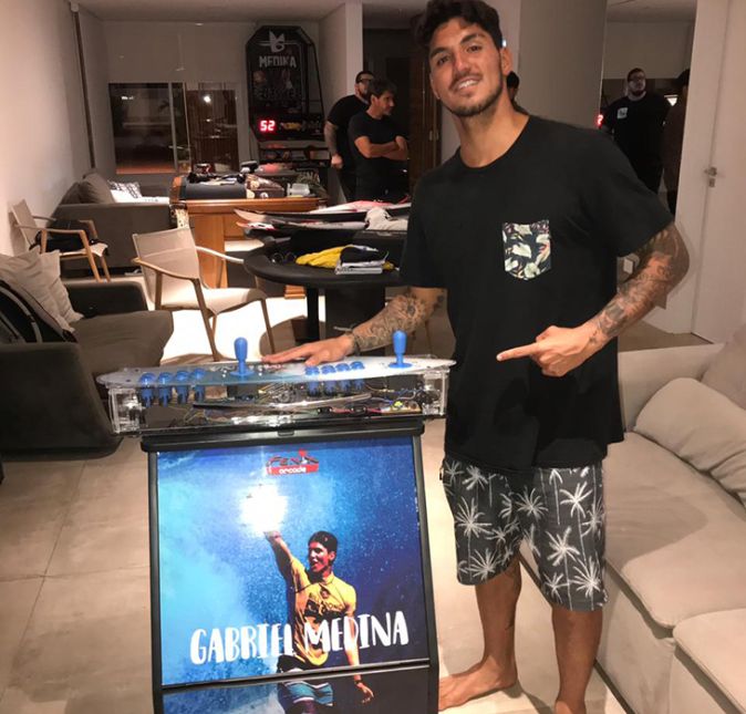 Ele pediu para customizar o seu produto, mostrando todo o seu amor pelos joguinhos.