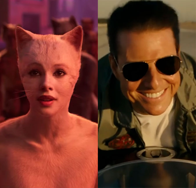 Cats divide opiniões de internautas, Tom Cruise volta para continuação de <I>Top Gun</I> e muito mais; confira os <I>trailers</I> mais aguardados da semana!