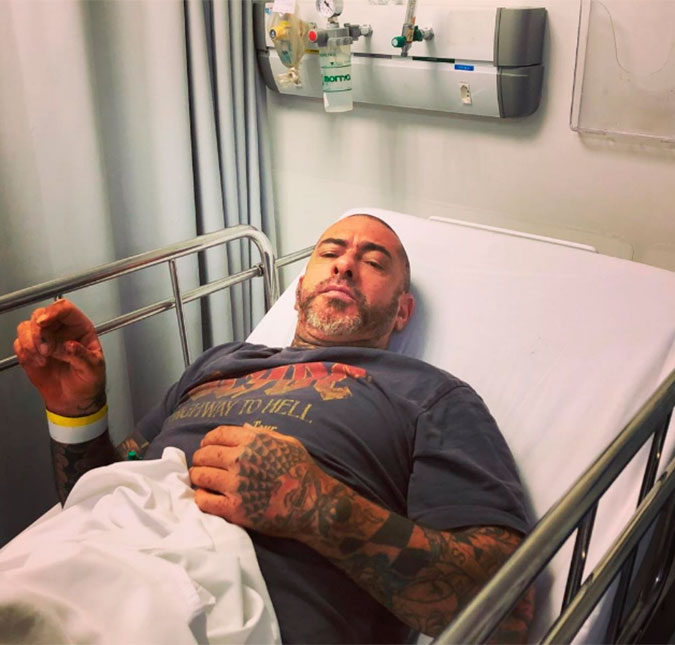 Henrique Fogaça é hospitalizado após cair de moto e fraturar a costela
