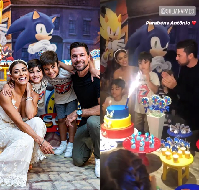 Juliana Paes comemora aniversário do filho caçula ao lado da família!