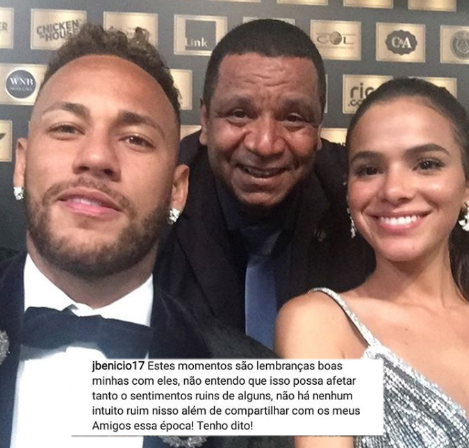 Tio de Neymar compartilha foto antiga do jogador com Bruna Marquezine e causa na <i>web</i>