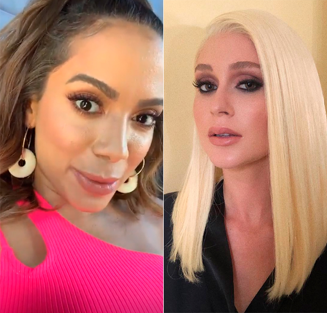 Anitta questiona cabeleireiro de Marina Ruy Barbosa após atriz ficar loira: - <i>O que você fez?</i>