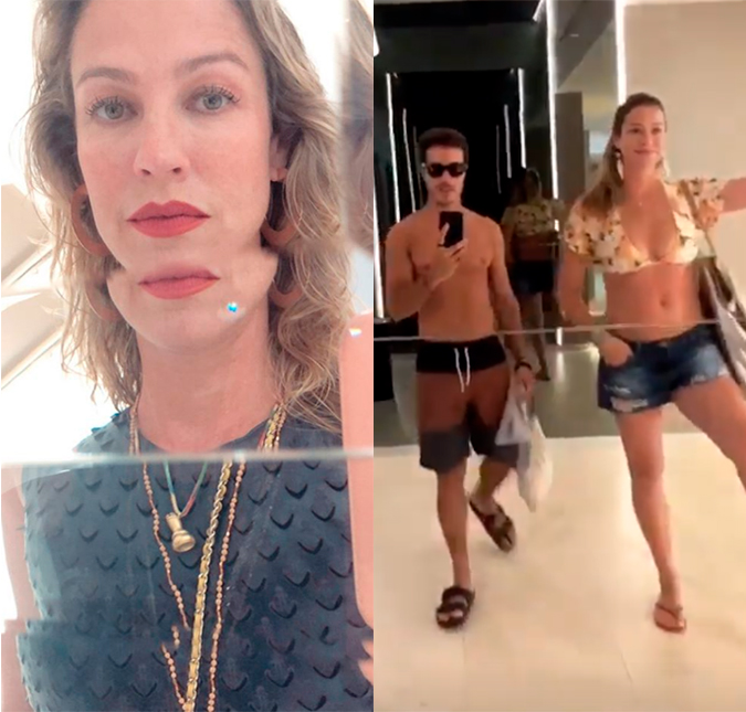 Após críticas de Britto Jr., Luana Piovani fala sobre balada em Ibiza: <i>Tanto homem bonito, mas nada pro meu bico!</i>