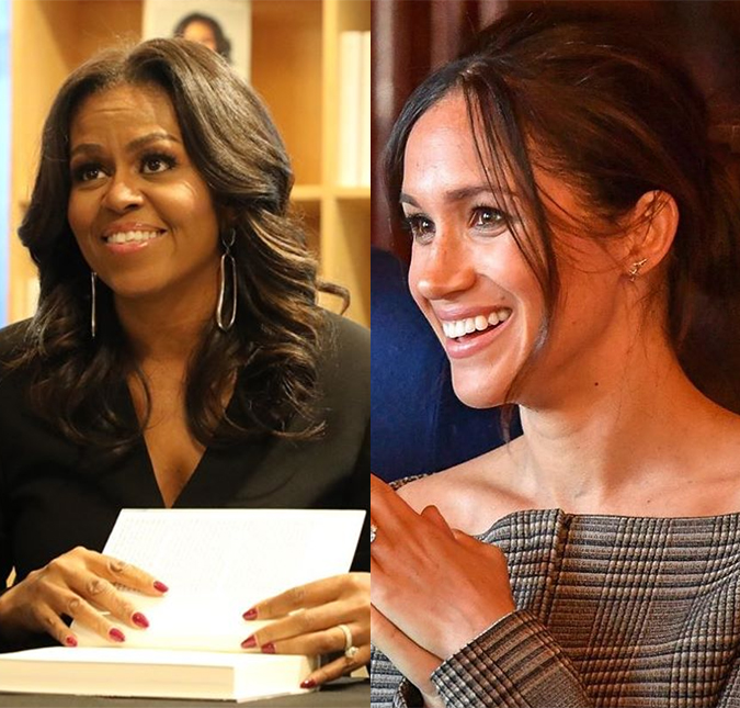 Michelle Obama deu conselho para Meghan Markle sobre maternidade que deixou a duquesa <i>sem fala</i>