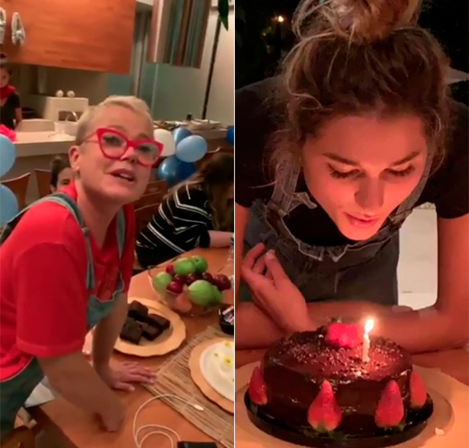 Xuxa Meneghel arma festa de aniversário para Sasha: <i>Noronha é aqui agora</i>