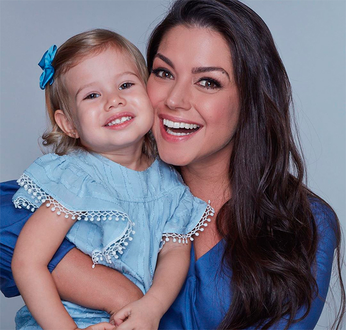 Thais Fersoza mostra Melinda se declarando: <I>Amo minha mamãe linda</I>
