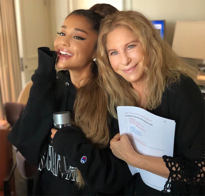 Ariana Grande se apresenta de surpresa em <i>show</i> de Barbra Streisand; assista!