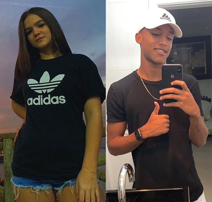 Mel Maia é vista aos beijos com jogador de futebol e mãe entrega: <i>Um rolo</i>