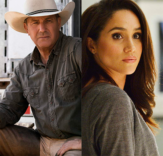 Kevin Costner diz que Meghan Markle não vai mais atuar porque <I>Harry não quer vê-la beijando outro</i> - e brinca que concorda com o príncipe