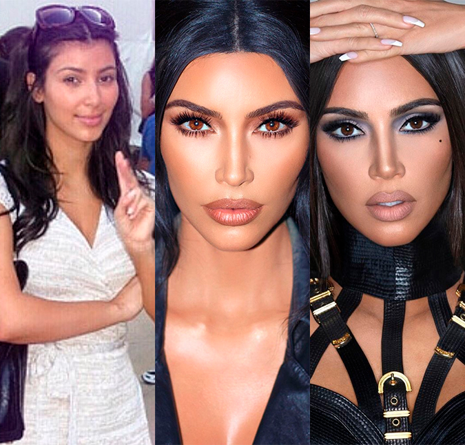Fãs de Kim Kardashian especulam sobre novas plásticas: <I>Comprou um rosto novo</i>
