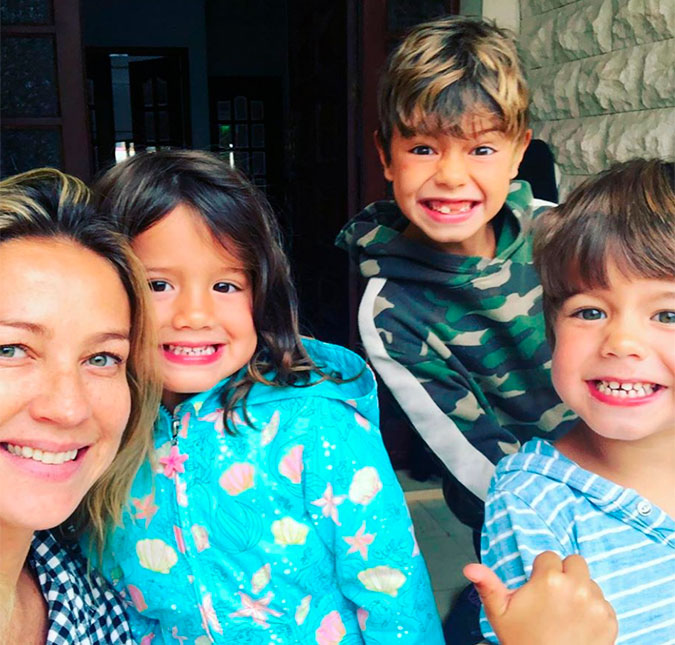 Luana Piovani diz que não fala há quatro dias com os filhos, que estão viajando com Pedro Scooby: <i>Meu ex-marido não me atende</i>