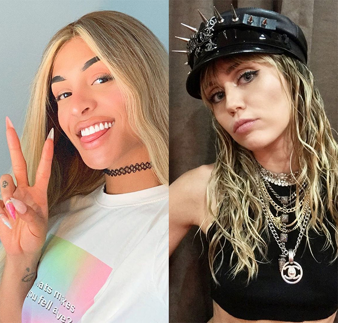 Vem parceria aí? Miley Cyrus está seguindo Pabllo Vittar no <i>Instagram</i>!
