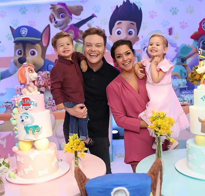 Thais Fersoza mostra bastidores de festa de aniversário dos filhos, Melinda e Teodoro, assista ao vídeo!